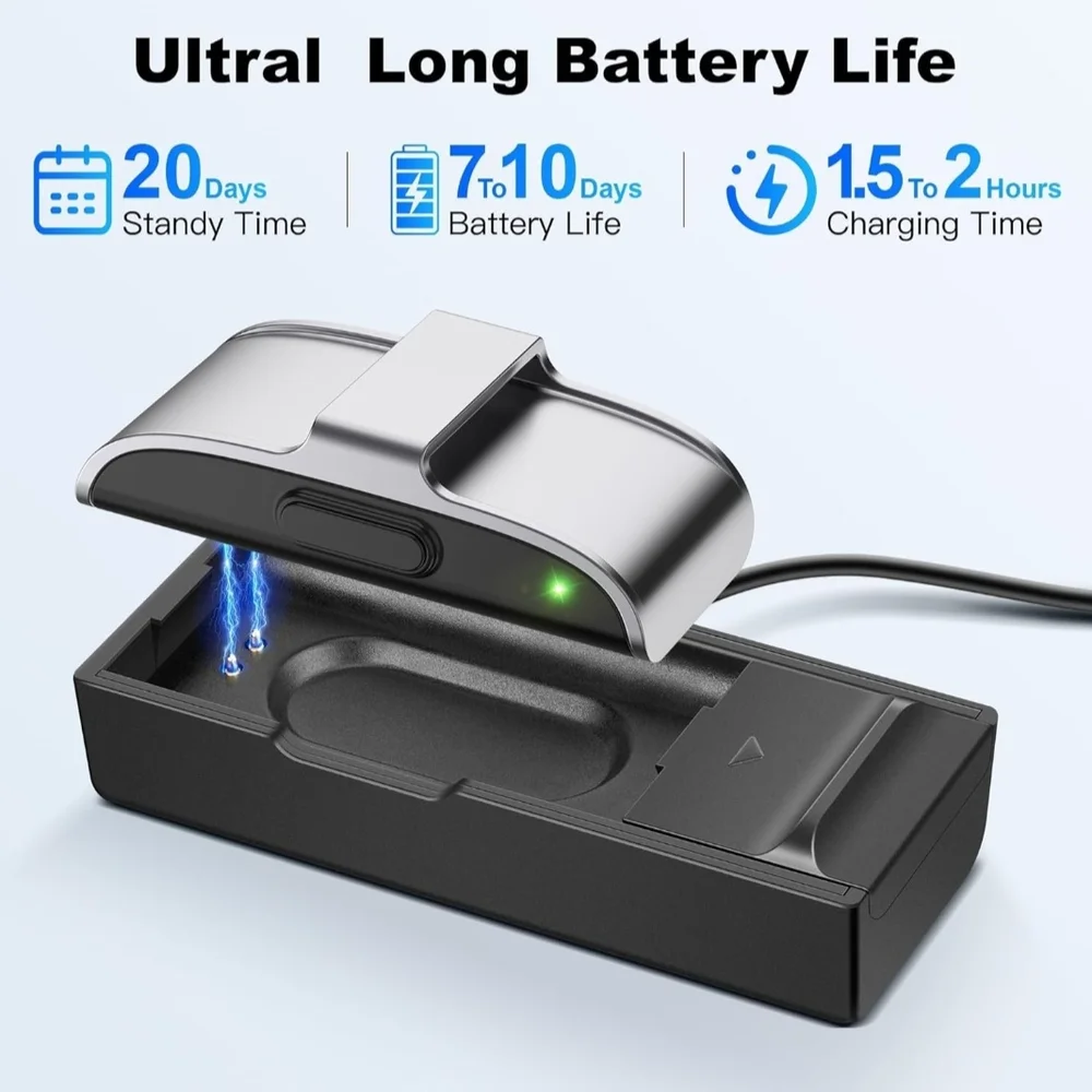 Smart Fitness Tracker with Black Band